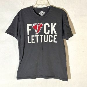 ART 15 Steak Meat "FCK Lettuce" Gray Short Sleeve T Shirt Tee